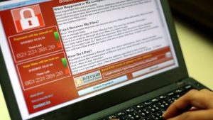 WannaCry image from the BBC