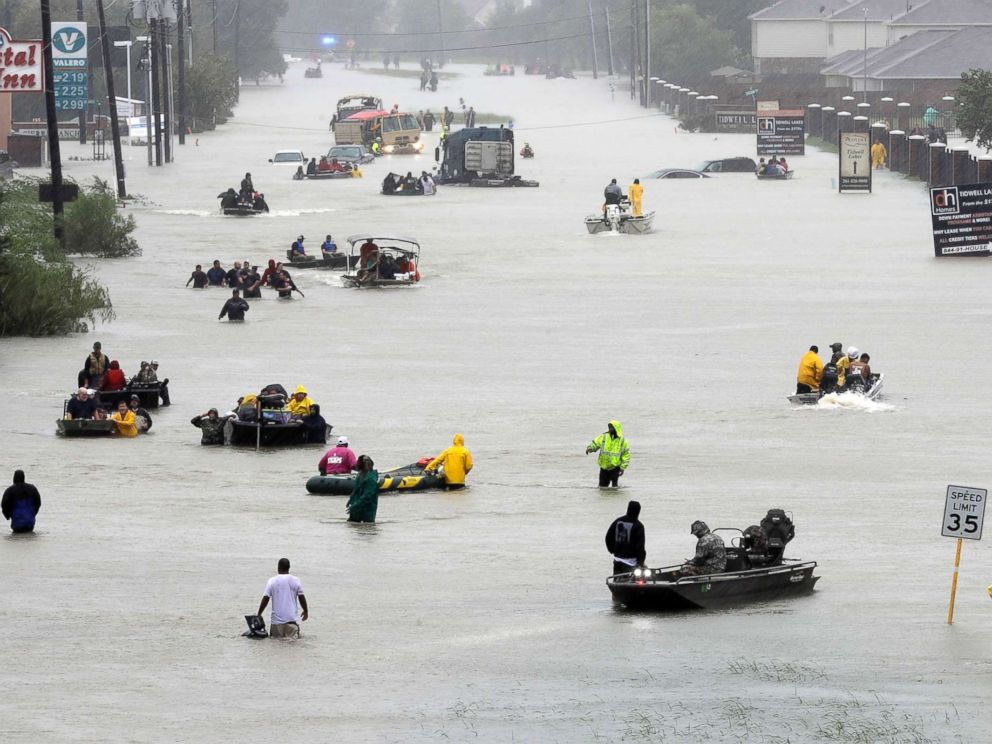 Hurricane Harvey flooding in Houston