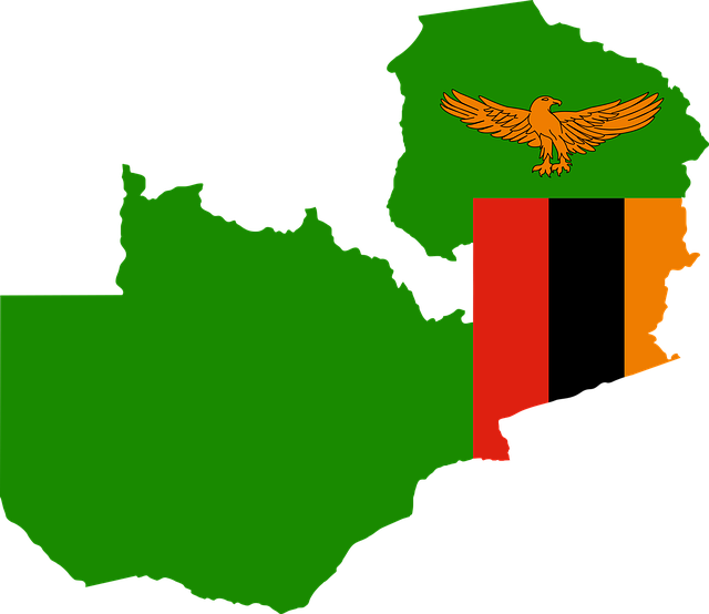 zambia-flag-map