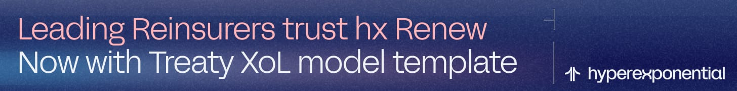 hyperexponential - Treaty Excess of Loss (XoL) Reinsurance model